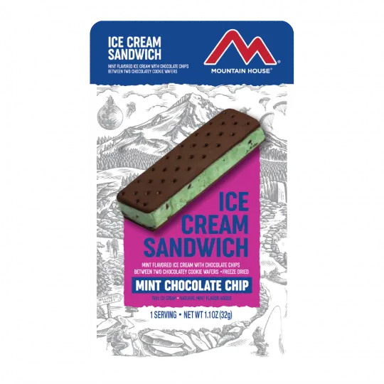 Mountain House Foods Mint Chocolate Ice Cream Sandwich