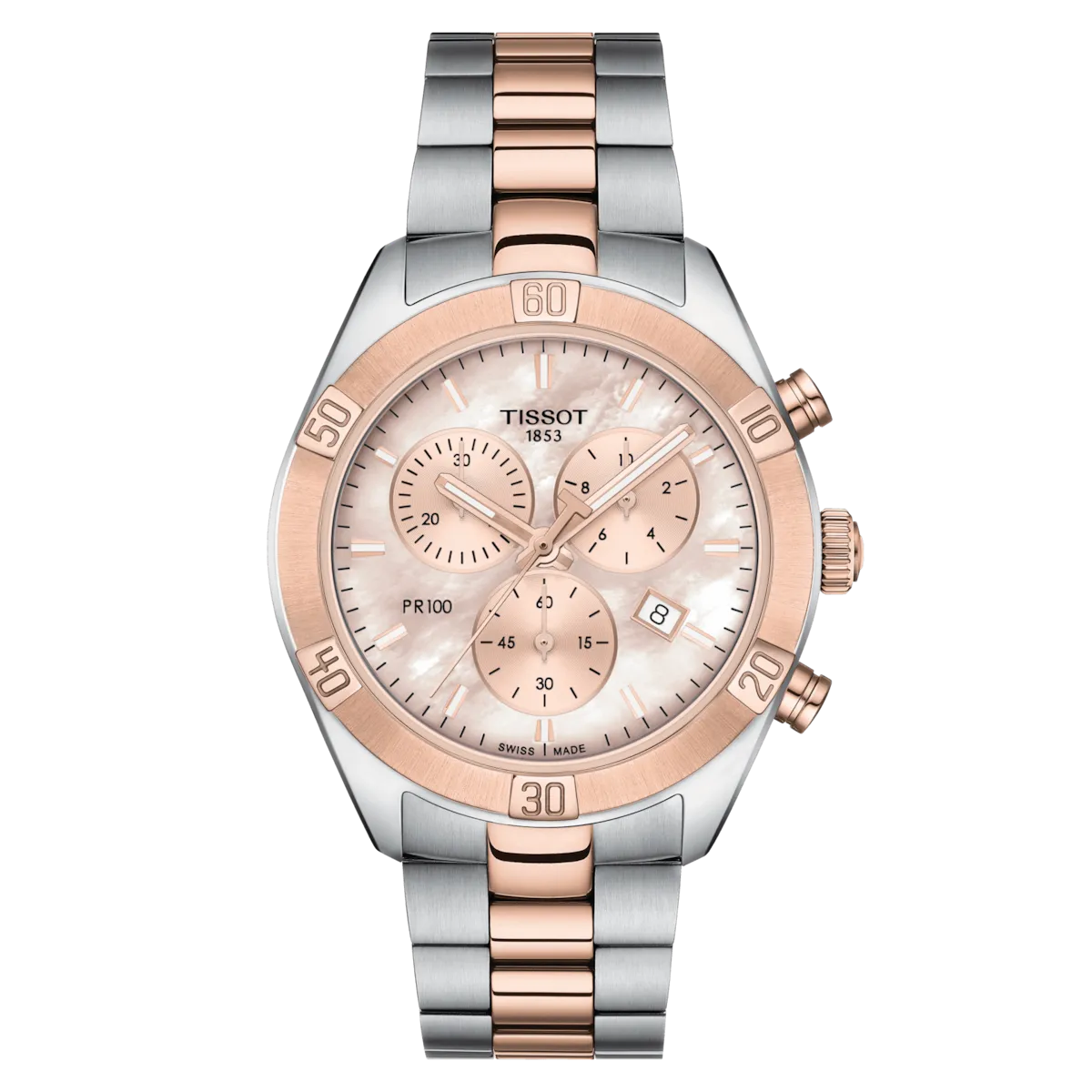 Tissot T-Classic White Mother-Of-Pearl Dial Women 38mm