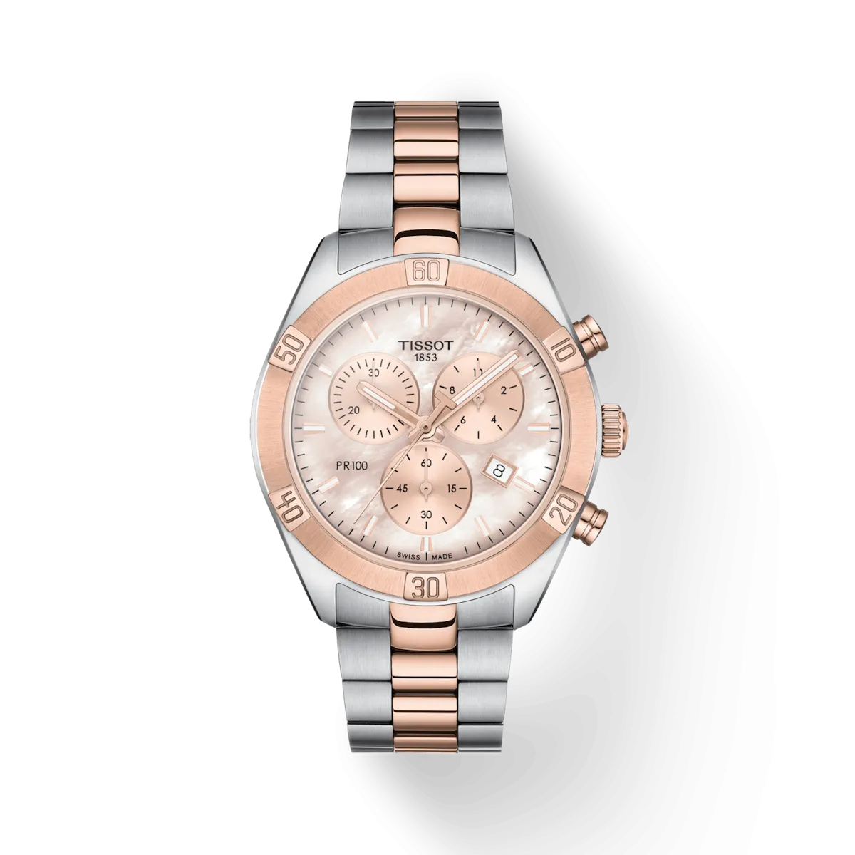 Tissot T-Classic White Mother-Of-Pearl Dial Women 38mm